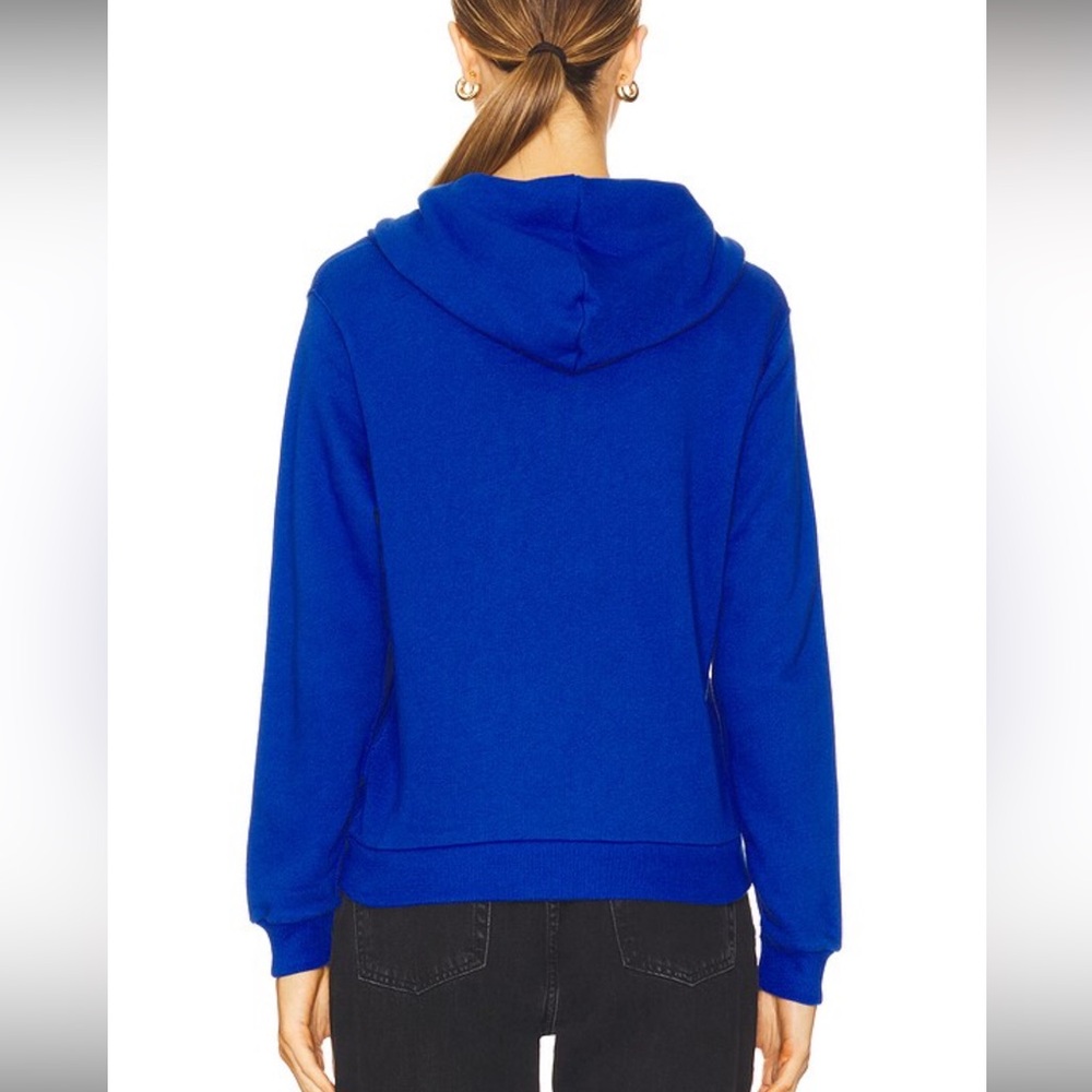 Price firm NWT Cotton Fleece Full-zip Hoodie in Blue Saturn - Picture 4 of 7